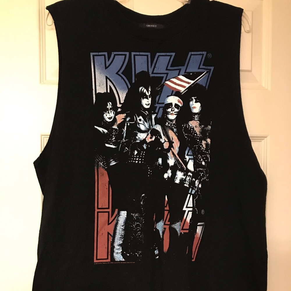 Forever 21 KISS Muscle Tank Women Large Junior